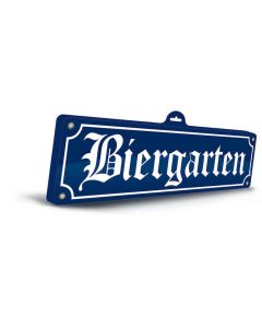 Oktoberfest 3D biergarten skilt - 48 x 12,5 cm