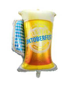 Oktoberfest ølkrus Folieballon - 60x80 cm