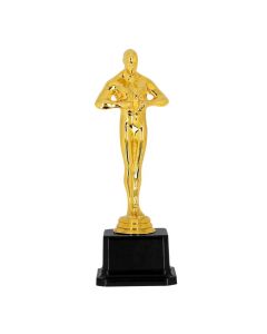 Guld farvet Hollywood statuette - 21 cm