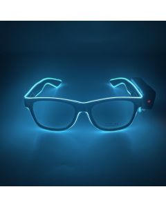 LED-Festbriller - Transparent