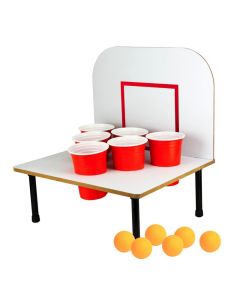 Beer Pong Basket - inkl. bolde & Mini Red Cups