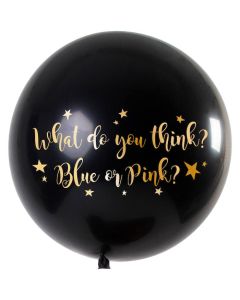 Gender Reveal Metallic Ballon Pige - 90 cm