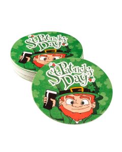 St. Patricks Day glasbrikker 10x - 10 cm