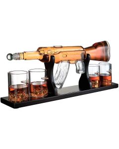 Whisky Dekanter AK 47 Med Glas 50 cm