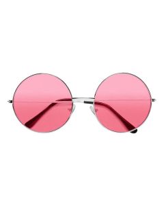 Neon Solbriller Runde Pink UV