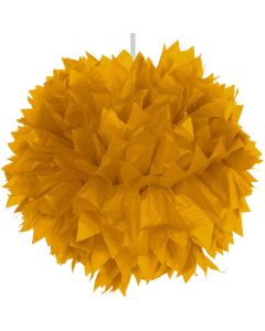 Guld pompom - 30 cm