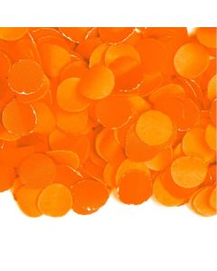 Orange løs konfetti - 1 kg