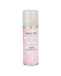 Glitterspray til krop og hår 125 ml pink