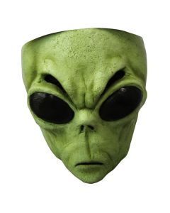 Grøn alien maske