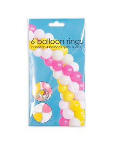 Ballon ringe 6x - 3 cm