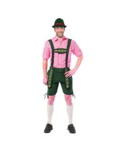 Tyroler lederhosen bukser Johann kort grøn