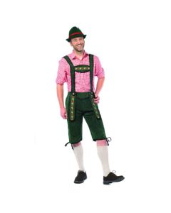 Tyroler lederhosen bukser Johann lang grøn