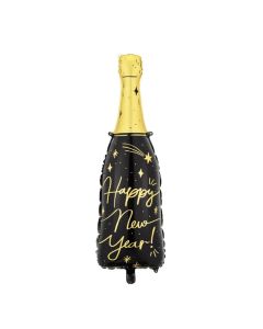 Champagne Happy New Year Folieballon - 98x39,5 cm