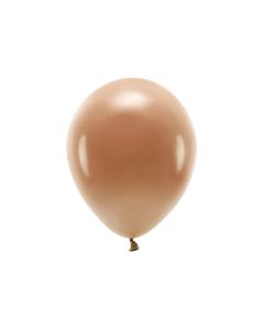 Pastel chokolade brune balloner 10x - 30 cm
