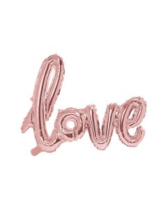 Love Folieballon Rose Gold - 73 cm