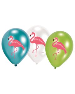 Flamingo Balloner 6x - 27,5 cm