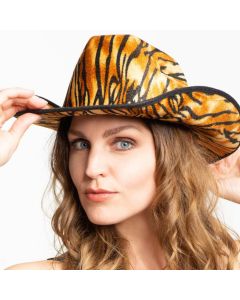 Tiger cowboy hat