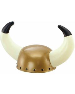 Vikingehjelm med horn