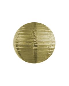Guld Papirs Lanterne - 25 cm 
