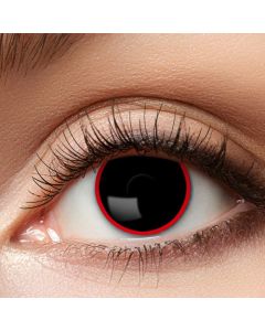 Kontaktlinser røde cirkler