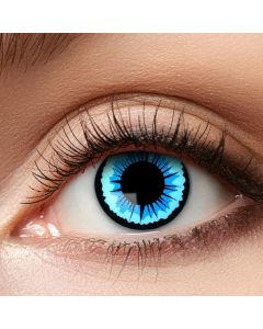 Kontaktlinser blå og hvid engle