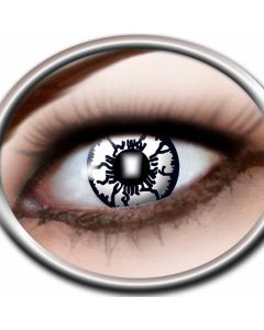 Kontaktlinser spøgelse hvid og sort