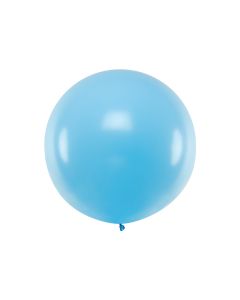 Kæmpe Pastel Himmel Blå Ballon - 1 Meter