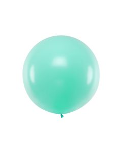 Kæmpe Pastel Mint Ballon - 1 Meter 