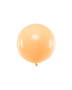 Pastel Fersken Ballon - 60 cm 