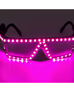 LED briller pink neon 