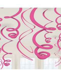 Pink Swirls 12x - 55 cm