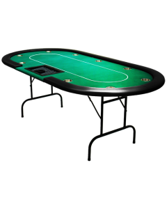 Professionelt Pokerbord 9 personer inkl. kopholder