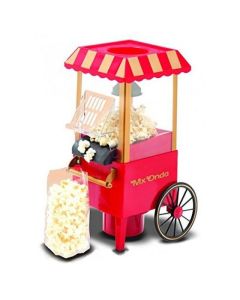 Popcornmaskine rød kraftig 1.200w 22x26x41 cm