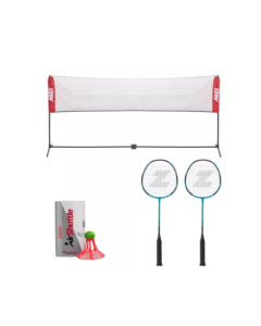Badminton sæt inkl. net, ketchere og bolde 