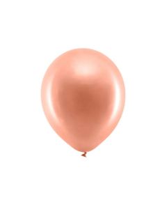 Mat Metallic Rose Gold Balloner 10x - 30 cm 