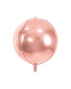 Metallisk Rose Gold Folieballon - 40 cm