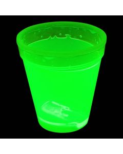 Selvlysende uv neon kop grøn - 350 ml