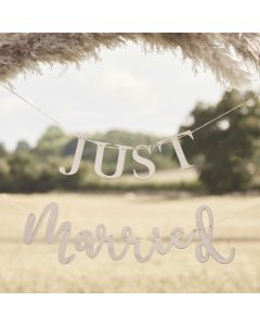 Just Married Træ Banner - 1,5 meter