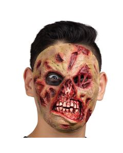 Uhyggelig blodig zombie maske