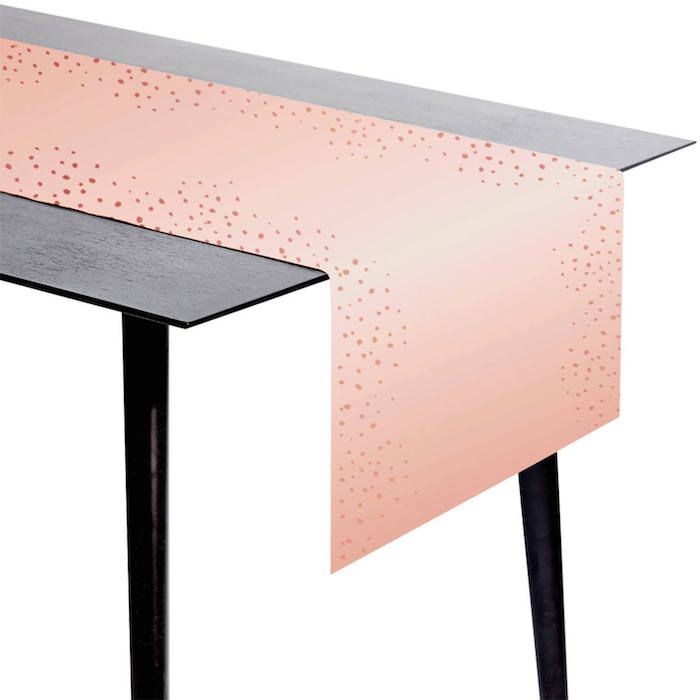 Bordløber rosa - 240x40 cm