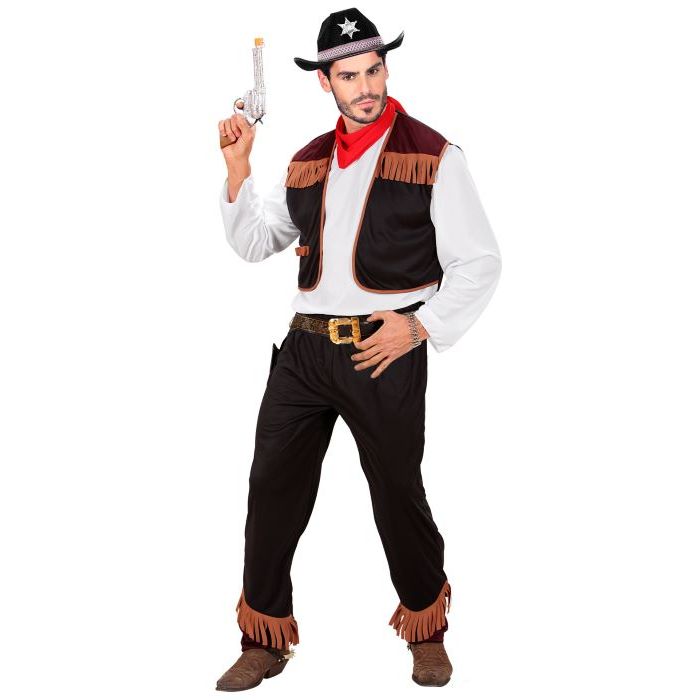 Cowboy Kostume - 4 dele