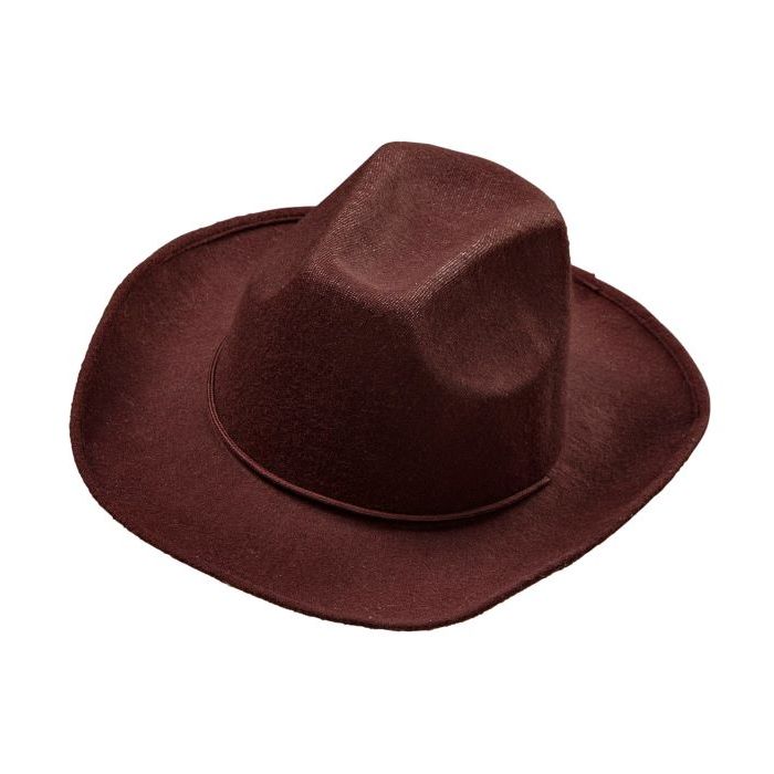 Western Cowboy Hat Brun