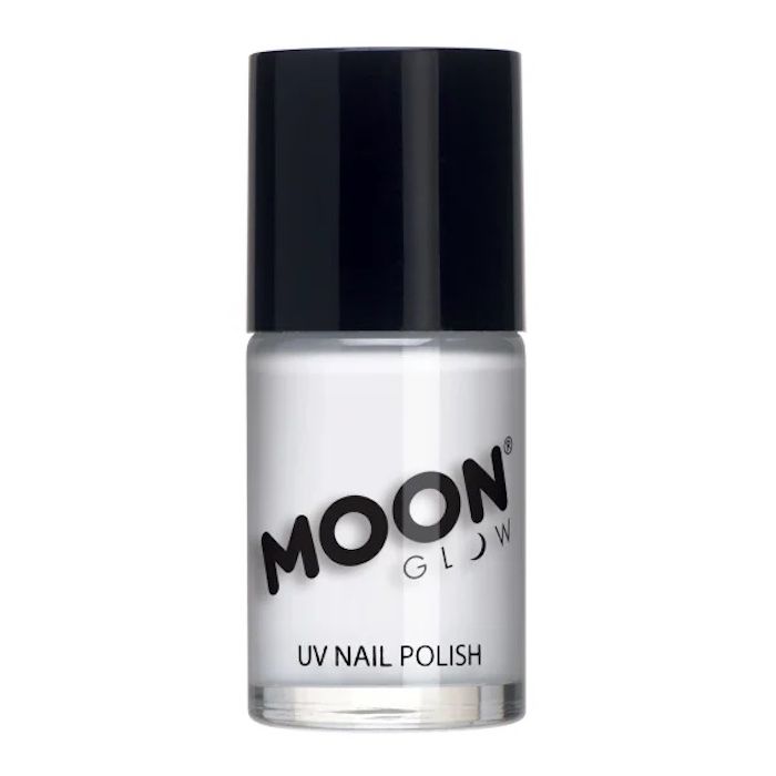 Neon UV Neglelak Hvid 14 ml Moon Creations 