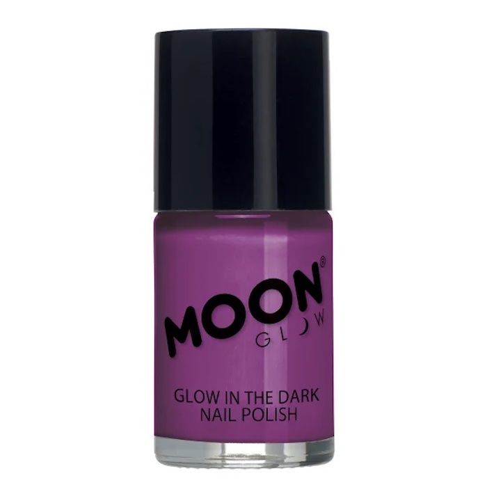 Selvlysende Neglelak Lilla 14 ml Moon Creations 