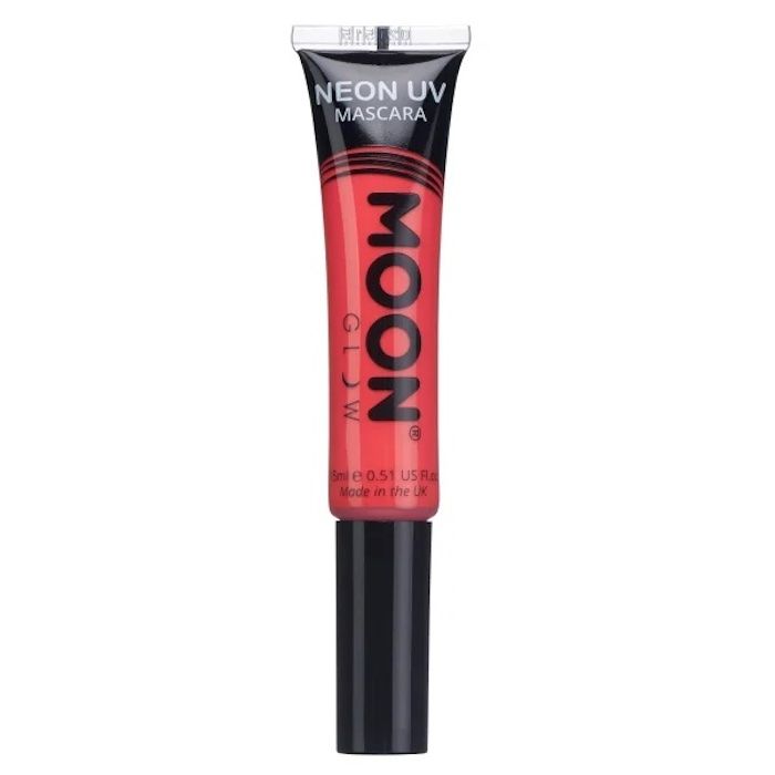 Neon UV Mascara Intens Rød 15 ml Moon Creations