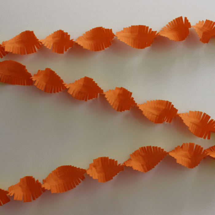 Flosset Orange Crepe Streamer - 24 meter