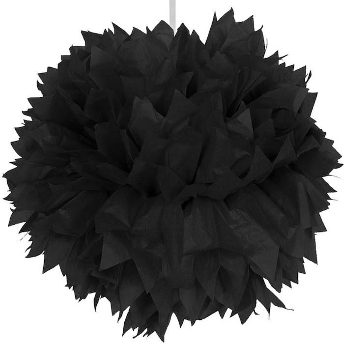 Sort pompom - 30 cm