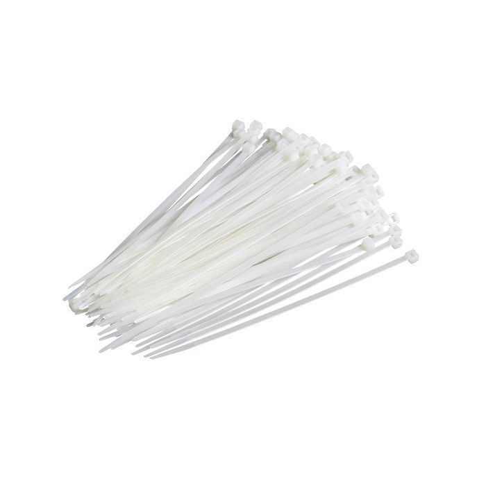 Strips kabelbinder hvid 3x200 mm - 100x