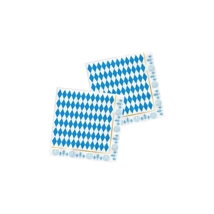 Oktoberfest servietter 20X - 33 x 33cm 