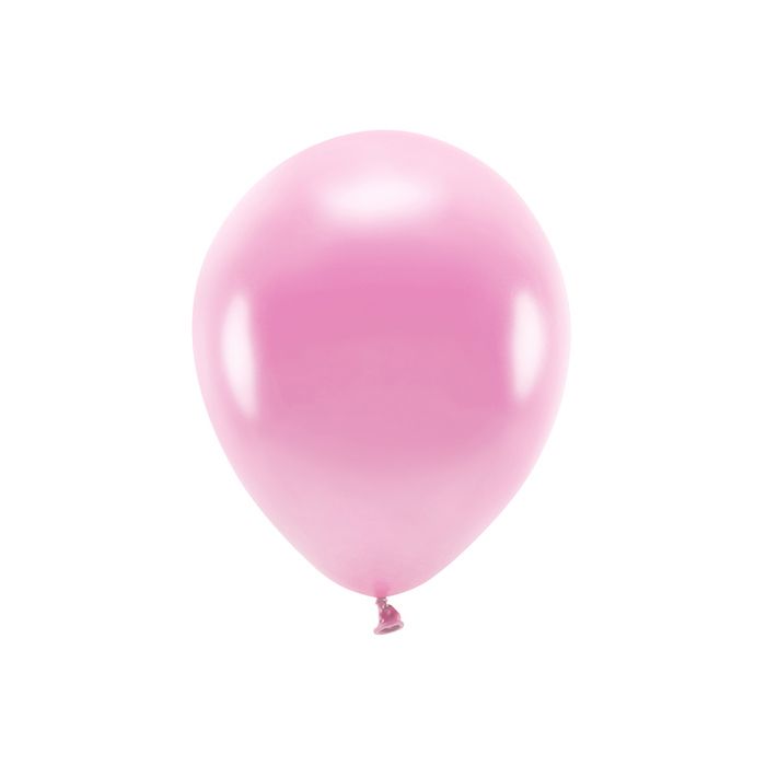 Metallic Pink Balloner 10x - 30 cm